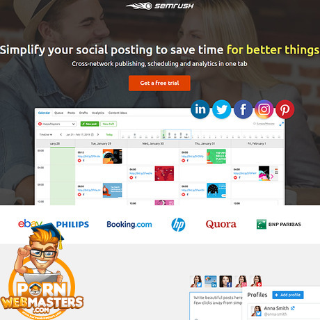 SEMrush Social Media Poster