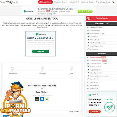 SmallSEOTools Article Rewriter